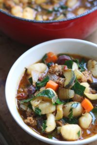 Vegetable Gnocchi Soup-grabsomejoy.com