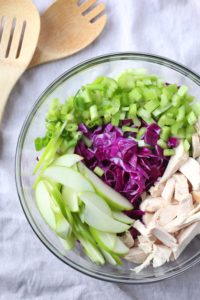 Green Apple Asian Chicken Salad-grabsomejoy.com